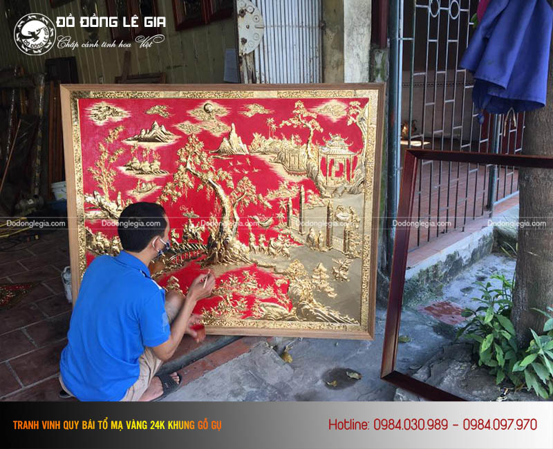 Mua tranh đồng tại Hà Nội: Tranh vinh quy bái tổ
