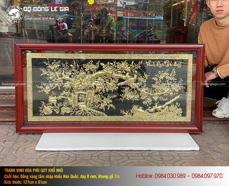 Mua tranh đồng tại Hà Nội: Tranh vinh hoa phú quý đem lại may mắn, tài lộc